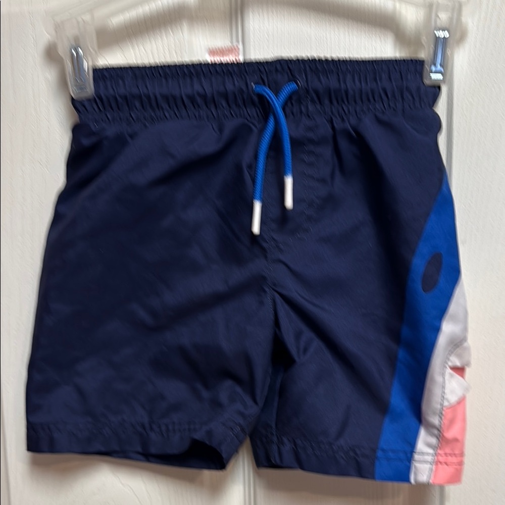 Navy and Blue Shark Swim Shorts